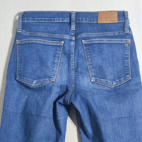 Madewell jeans women's size 26 ink blue colour 10" High-rise Skinny Stretch - Picture 4 of 16